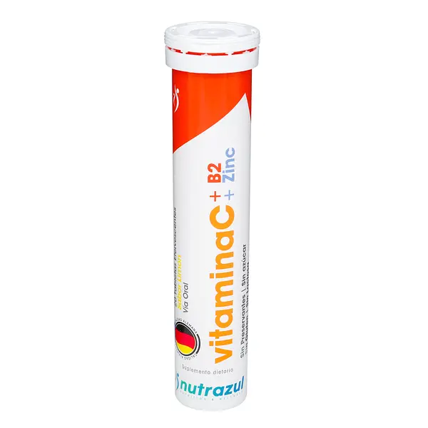 Vitamitana C Nutrazul + B2 + Zinc Efervescente