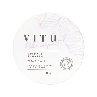Polvo Compacto Vitamina E Vitu 2 Avellana