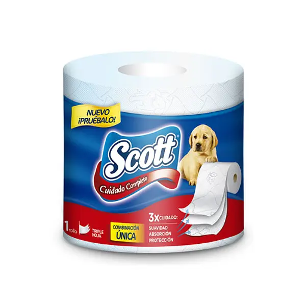 Papel Higienico Scott Cuidado Completo