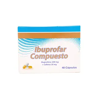 Ibuprofar Compuesto Ibuprofeno 200 Mg + Cafeina 30 Mg