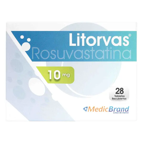 Litorvas Rosuvastatina 10 Mg