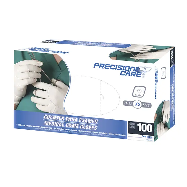Guante Desechable Precision Latex Talla Xs