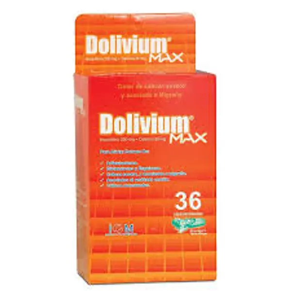 Dolivium Max Ibuprofeno + Cafeina 200 Mg/30 Mg