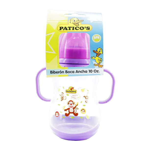 Biberon Patico Boca Ancha