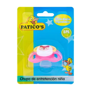 Chupo Entretención Niña Animales Paticos