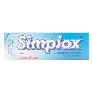 Simpiox 0.6% Ivermectina Gotas
