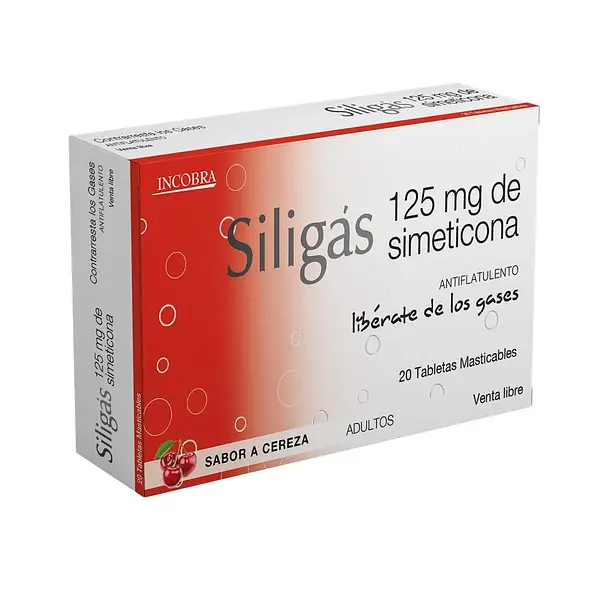 Siligas Masticable Sabor Cereza