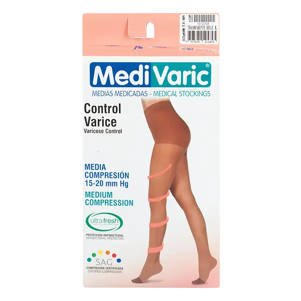 Media Medivaric Antiemb L Muslo Blanco