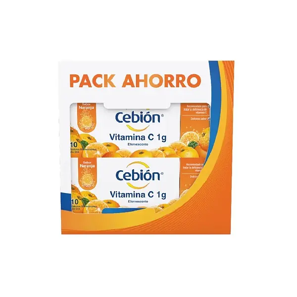 2 Cebion Naranja Efervescente