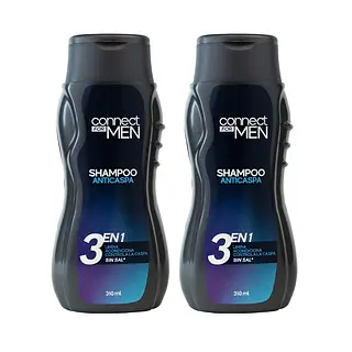 2 Champu Connect For Men Anticaspa