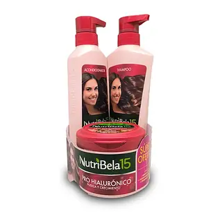 Kit Nutribela Prohialuronico Champu + Tratamiento + Acondicionador