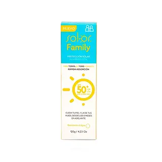 Bloqueador Sol-Or Family Spf 50