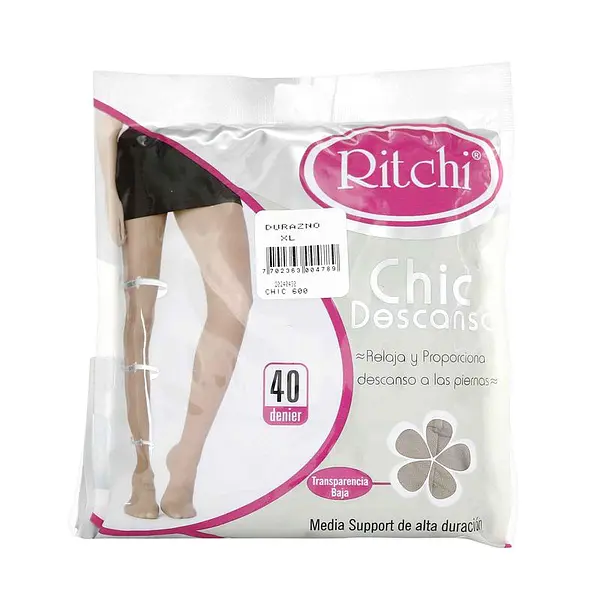 Medias Pantalon Ritchi Chic Descanso Durazno