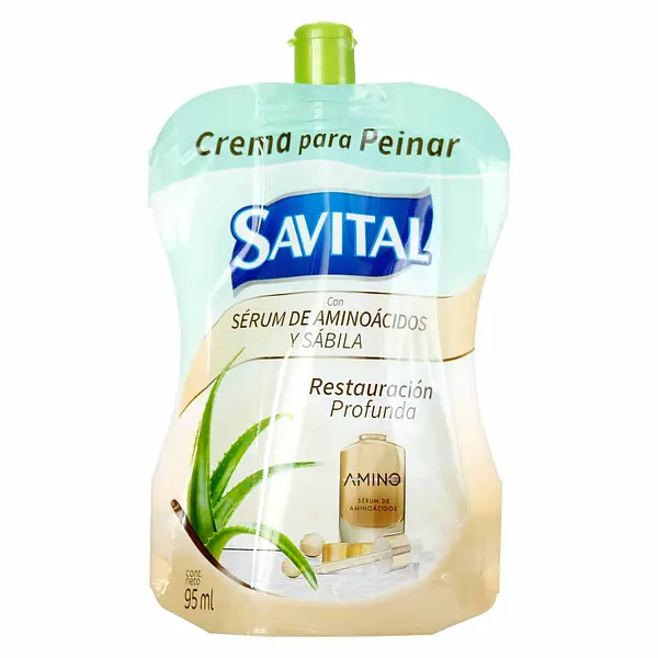 Crema Para Peinar Savital Serum Aminoácidos