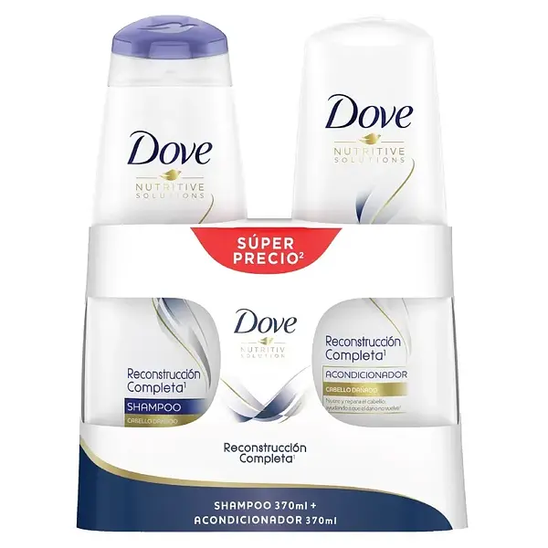 Champu Dove Reconstrucción Completa + Acondicionador