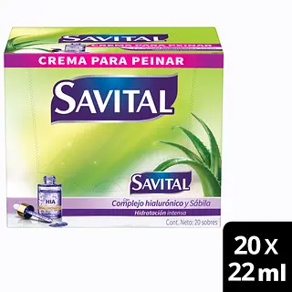 Crema Para Peinar Savital Hialurónico