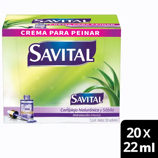 Crema Para Peinar Savital Hialurónico