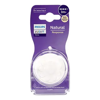 Tetina Avent Natural Response 3.0 Flujo 4