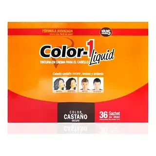 Tintura Liquida Color 1 Castaño Oscuro