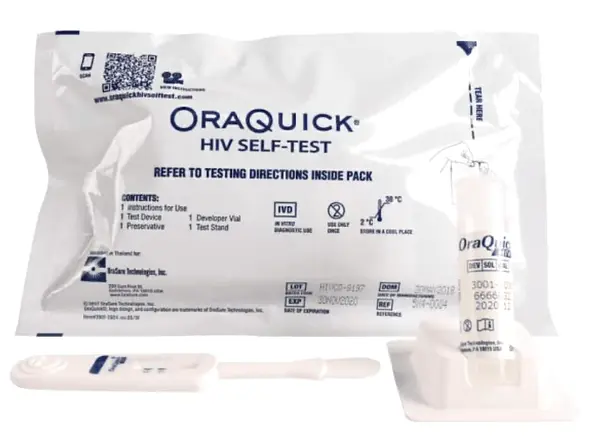 Oraquick Hiv Self-Test Sobre