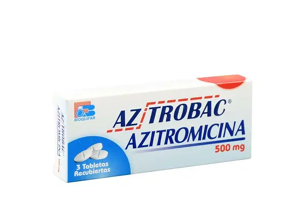 Azitrobac Azitromicina 500 Mg