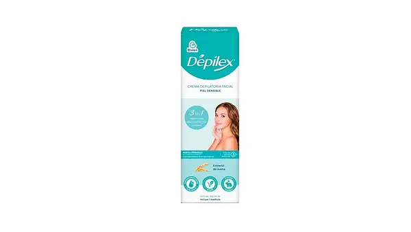 Crema Depilex Facial Piel Sensible