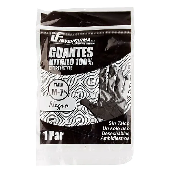 Guante Nitrilo Negro
