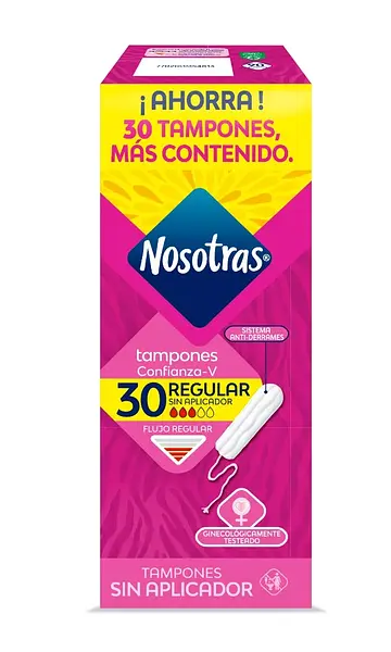 Tampones Nosotras Digital Regular Sin Aplicador