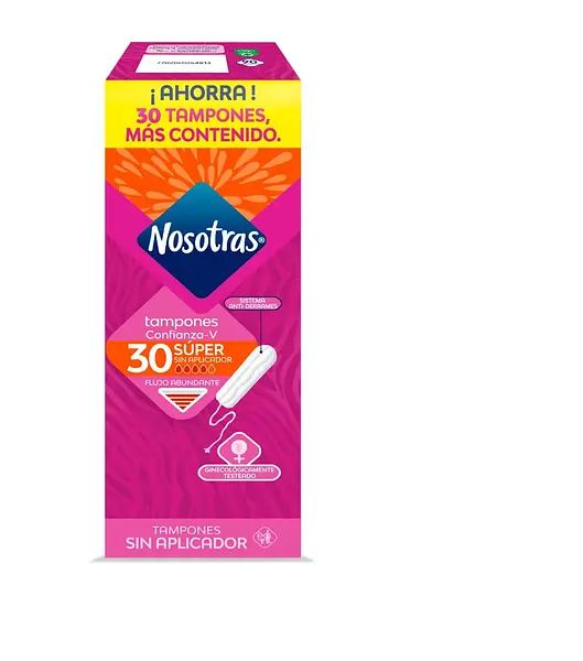 Tampon Nosotras Digital Super Sin Aplicador