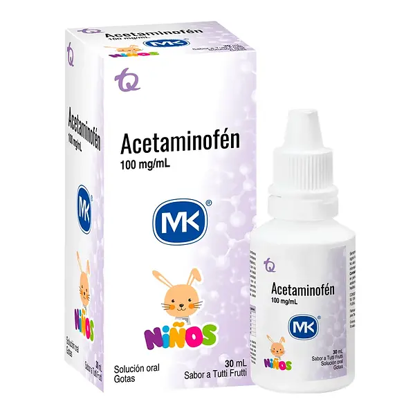 Acetaminofen 100 Mg/Ml Gotas
