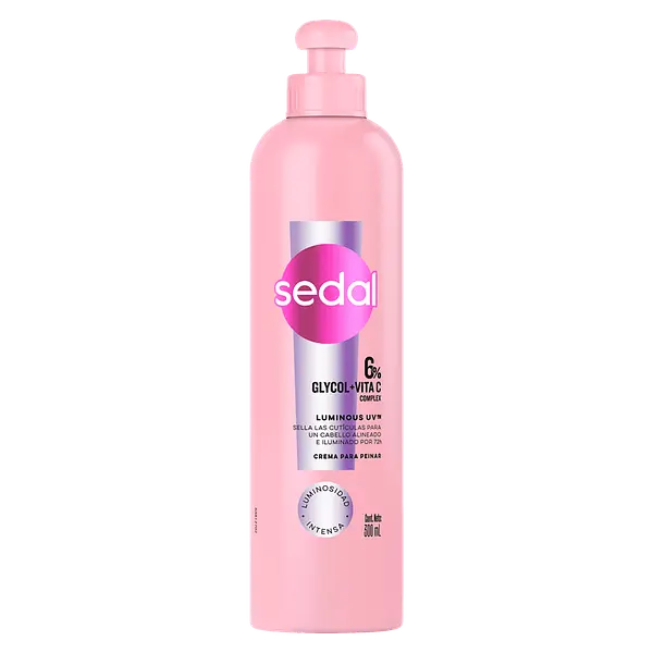Crema Para Peinar Sedal Luminoso Uv