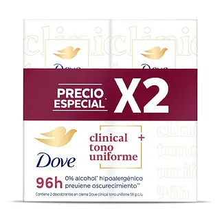 Desodorante Dove Clinical Crema Tono
