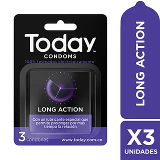 Preservativo Today Long Action