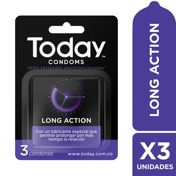 Preservativo Today Long Action