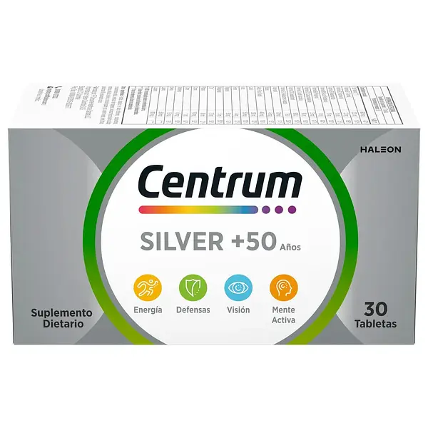 Centrum Silver +50 Años 30 Tabletas