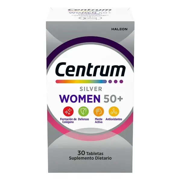 Centrum Silver Women +50 Años 30 Tabletas