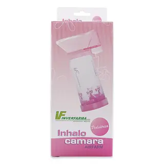 Inhalocámara Pediátrica Rosada Inverfarma