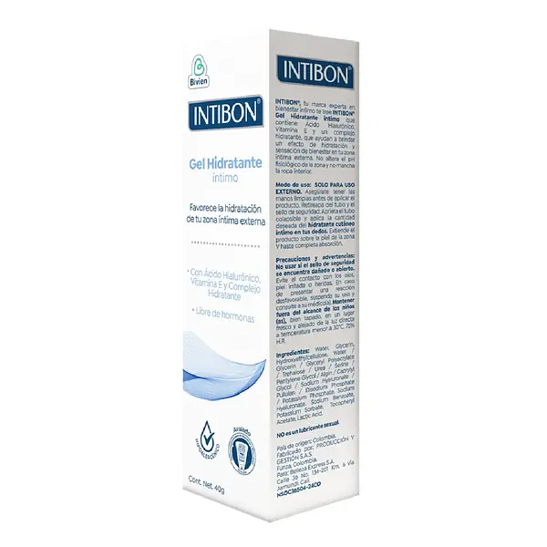 Gel Intibon Hidratante Intimo