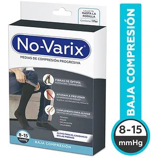 Calcetin Hombre No-Varix Negro