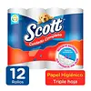 Papel Higienico Scott Cuidado Triple Hoja