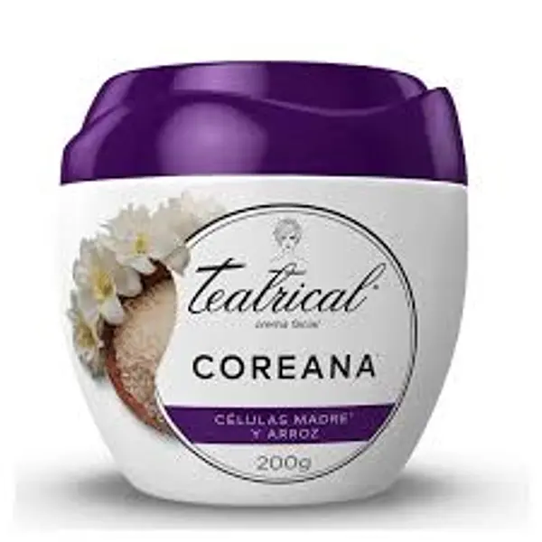 Teatrical Crema Facial Coreana Celulas Madres Y Arroz