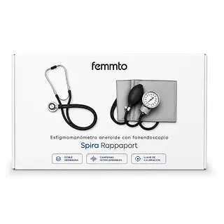 Esfigmomanómetro Aneroide Con Fonendoscopio Femmto Spira Rap