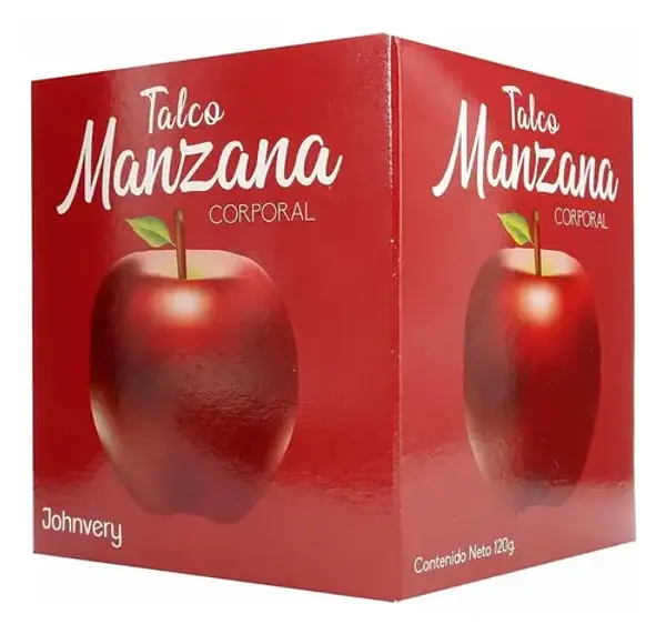 Talco Corporal Perfumado Manzana