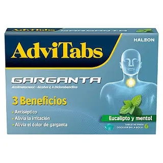 Advitabs Garganta Eucalipto Y Mentol