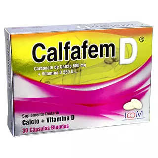 Calfafem D 600 Mg/250 Ui