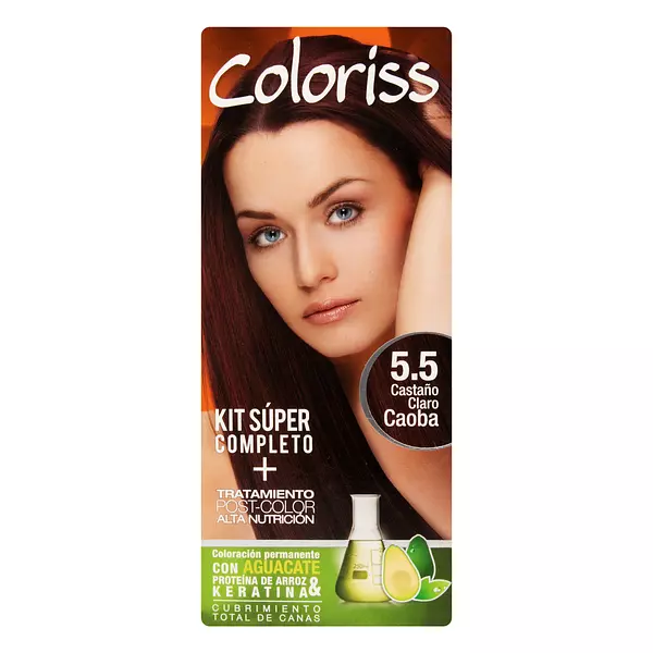 Tinte Coloris Kit 55 Castaño Claro Caoba