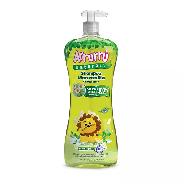 Shampoo Arrurru Naturals Manzanilla