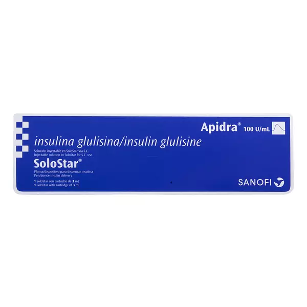 Apidra Solostar Insulina 100 U/Ml