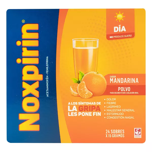 Noxpirin F Jugo Dia Mandarina