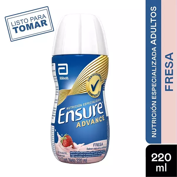 Ensure Advance Liquido Fresa 237 Ml